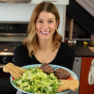 Grilled Steak and Caesar Salad Recipe